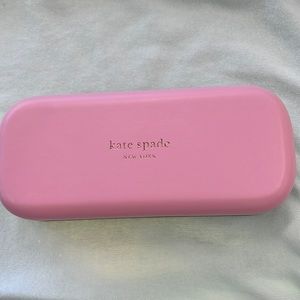 Kade Spade Pink/Green Hard Glasses Case Brand New